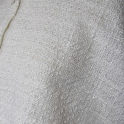Gros plan de la texture du tissu tweed de la cape