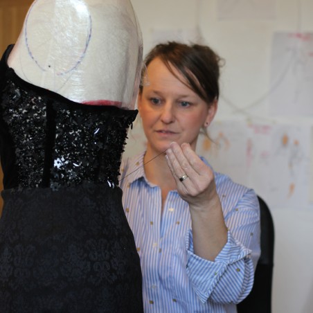 Handmade dress showcasing artisan craftsmanship