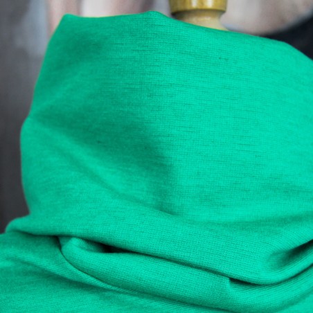 Blouse Col Roulé en Jersey Milano – Haut Élégant Manches Longues | Fabriqué en France