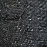 Close-up of the blazer’s high-quality wool fabric