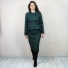 Veste de tailleur élégante fabriquée en France avec basque raffinée