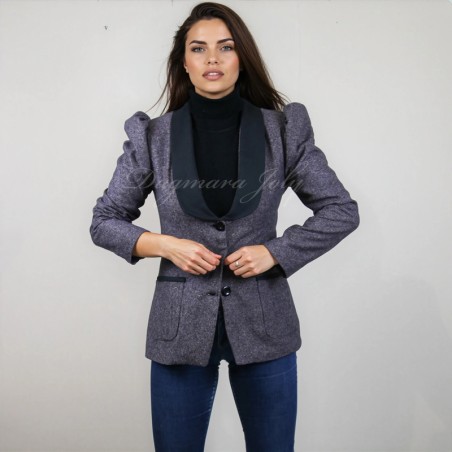 Blazer col châle avec silhouette moderne structurée