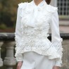 Tailleur pantalon de mariée couture  – Sur mesure fait main en France