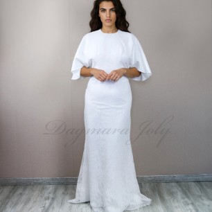 Robe de mariée en dentelle fabriquée à la main en France