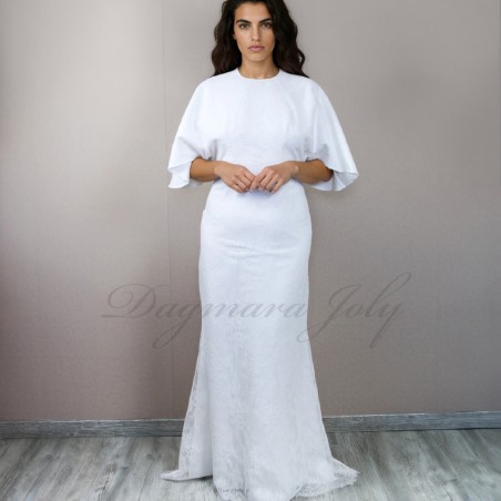 Robe de mariée en dentelle fabriquée à la main en France
