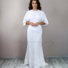 Robe de mariée en dentelle fabriquée à la main en France