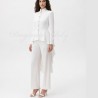 Modern crepe bridal two pieces set , made to measure and order