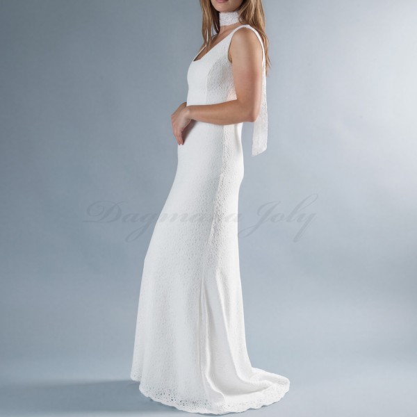 Minimalist Lace Wedding...