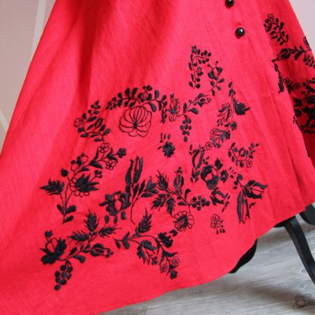 Robe chemise artisanale unique pour occasions spéciales