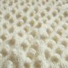 Pull  long en laine ivoire femme tricoté à la main