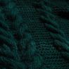 Pull vert  canard court tricoté à la main femme