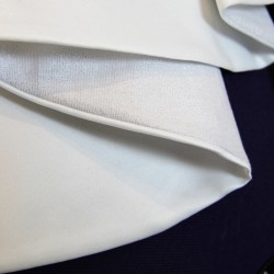 White peplum women jacket