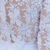 Pencil short lace wedding dress with sleeves