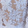 Pencil short lace wedding dress with sleeves