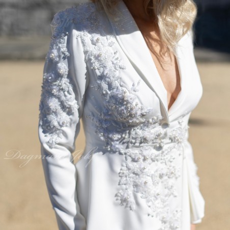 Bridal pencil skirt suit