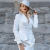 Bridal pencil skirt suit