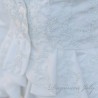 White wedding peplum shawl collar asymmetrical jacket