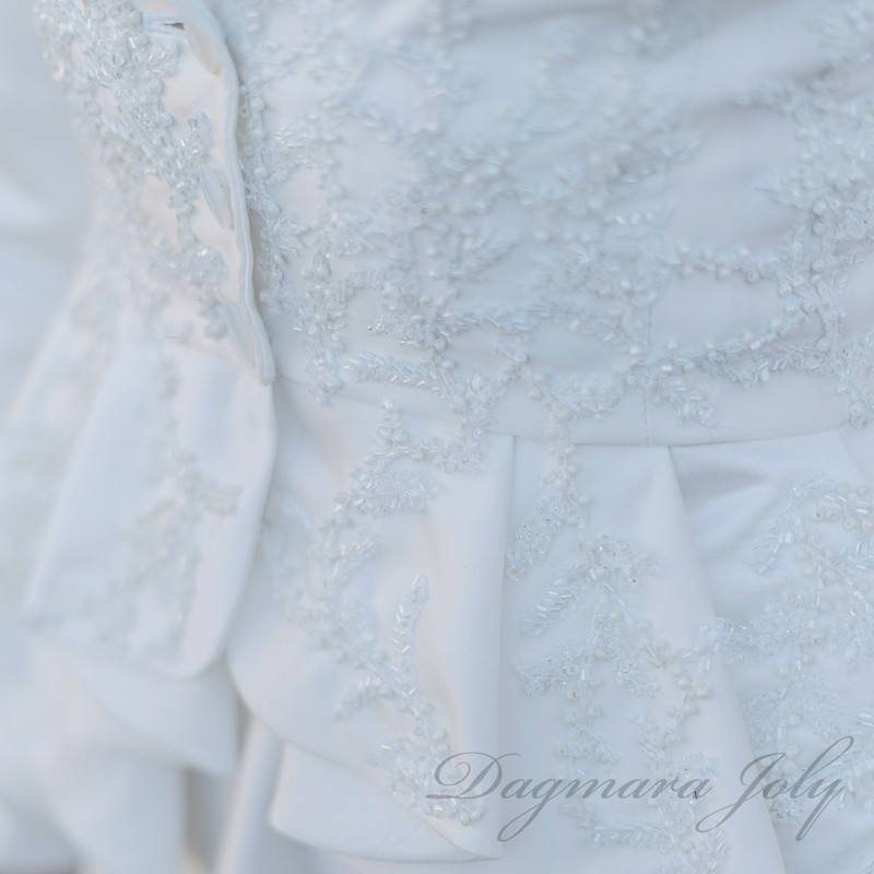 Wedding Two Piece Skirt Suit | Peplum Bridal Outfit | Courthouse Wedding Dress Alternative