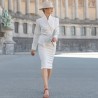 Pencil skirt wedding suit