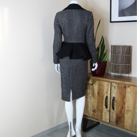 Double breasted pencil skirt suit , made to measure