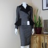 Double breasted pencil skirt suit , made to measure